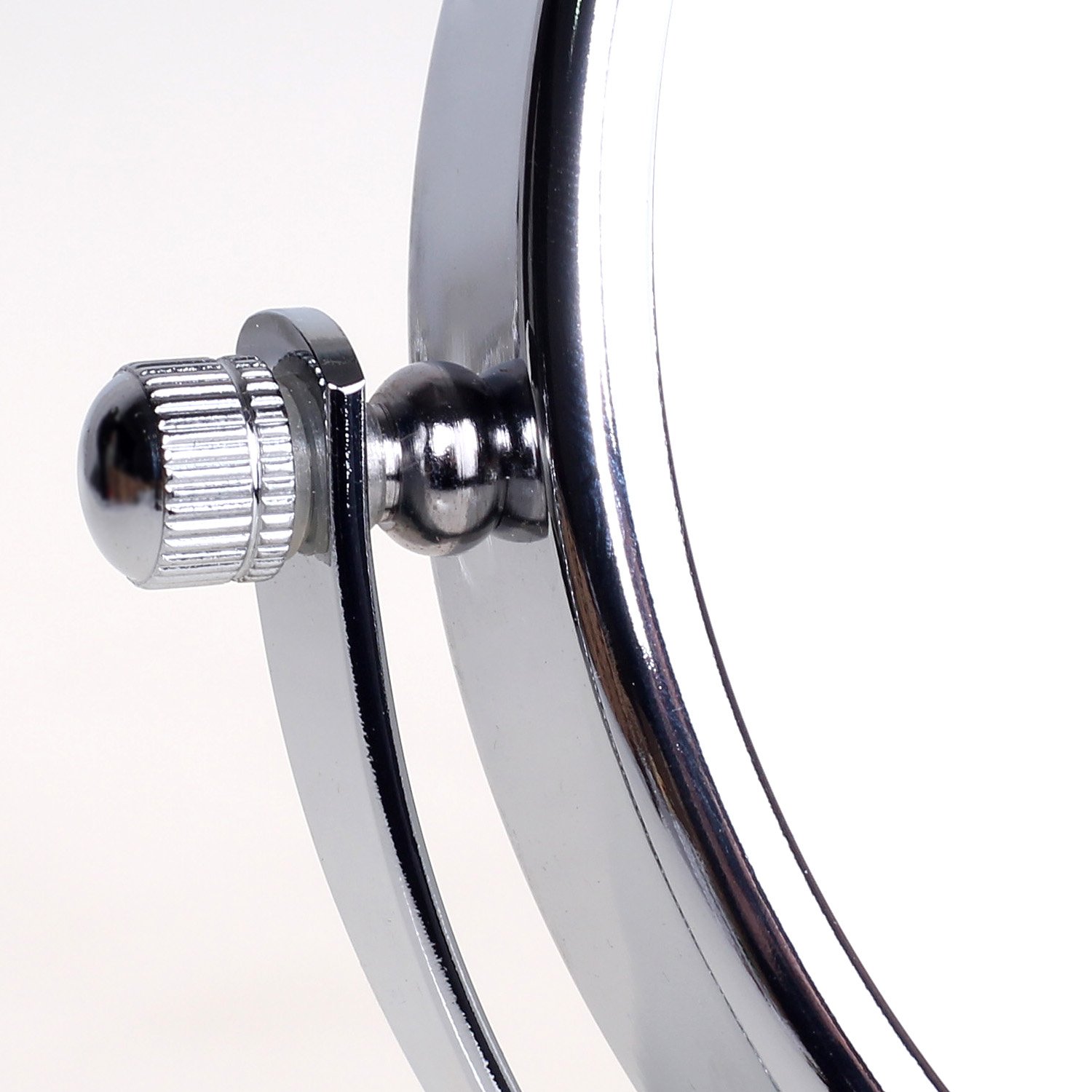10x Magnifying Makeup Mirror with Adjustable Double-Sided Design - 8 Inch Bathroom & Vanity Mirror for Shaving, Cosmetics & Skincare - Chrome Finish (KXD3114) - Perfect for Home, Salon & Travel Use