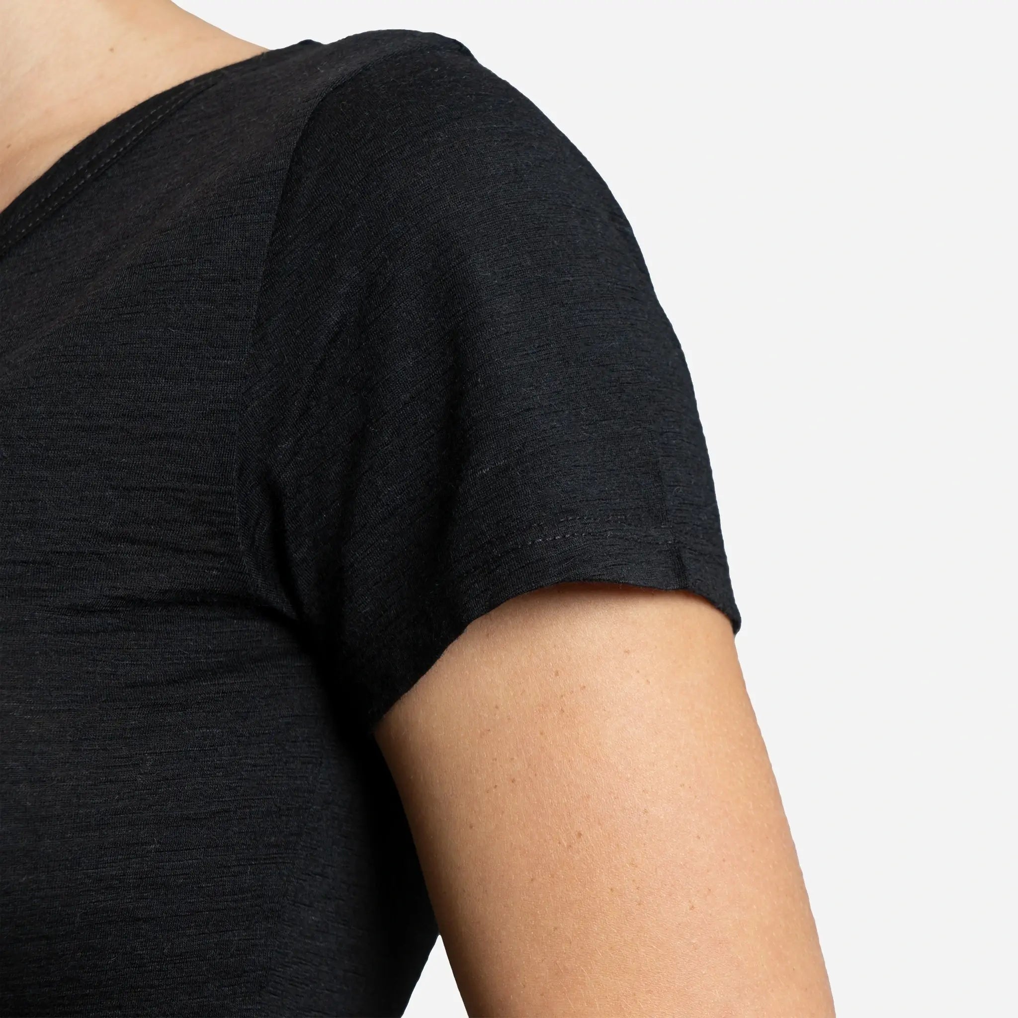 Ultralight 160 Women's Alpaca Wool V-Neck T-Shirt - Soft & Breathable for Travel, Hiking & Everyday Wear
