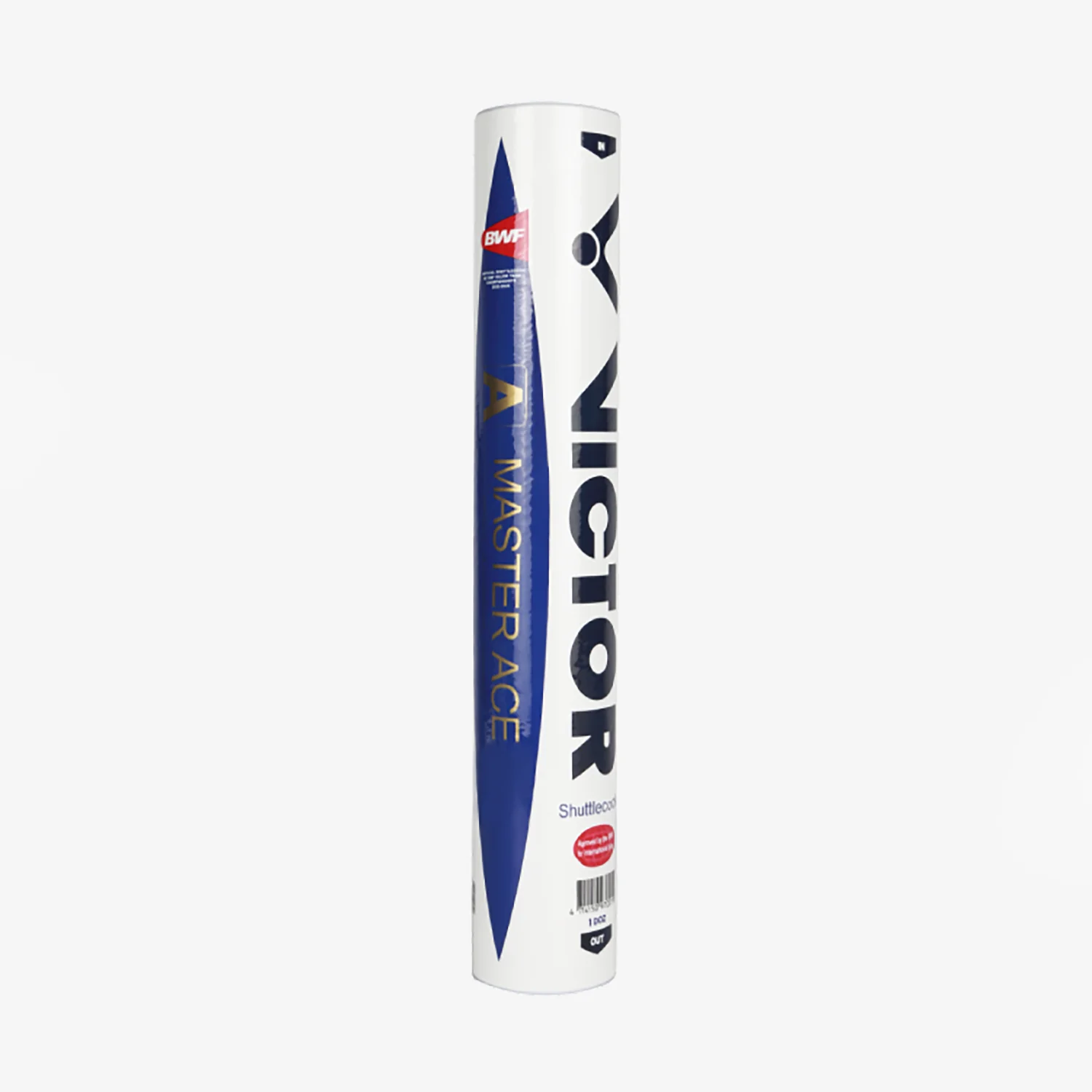Victor Master Ace Badminton Shuttlecocks - Premium Feather Shuttlecocks for Professional & Recreational Play - Perfect for Tournaments, Training & Backyard Games