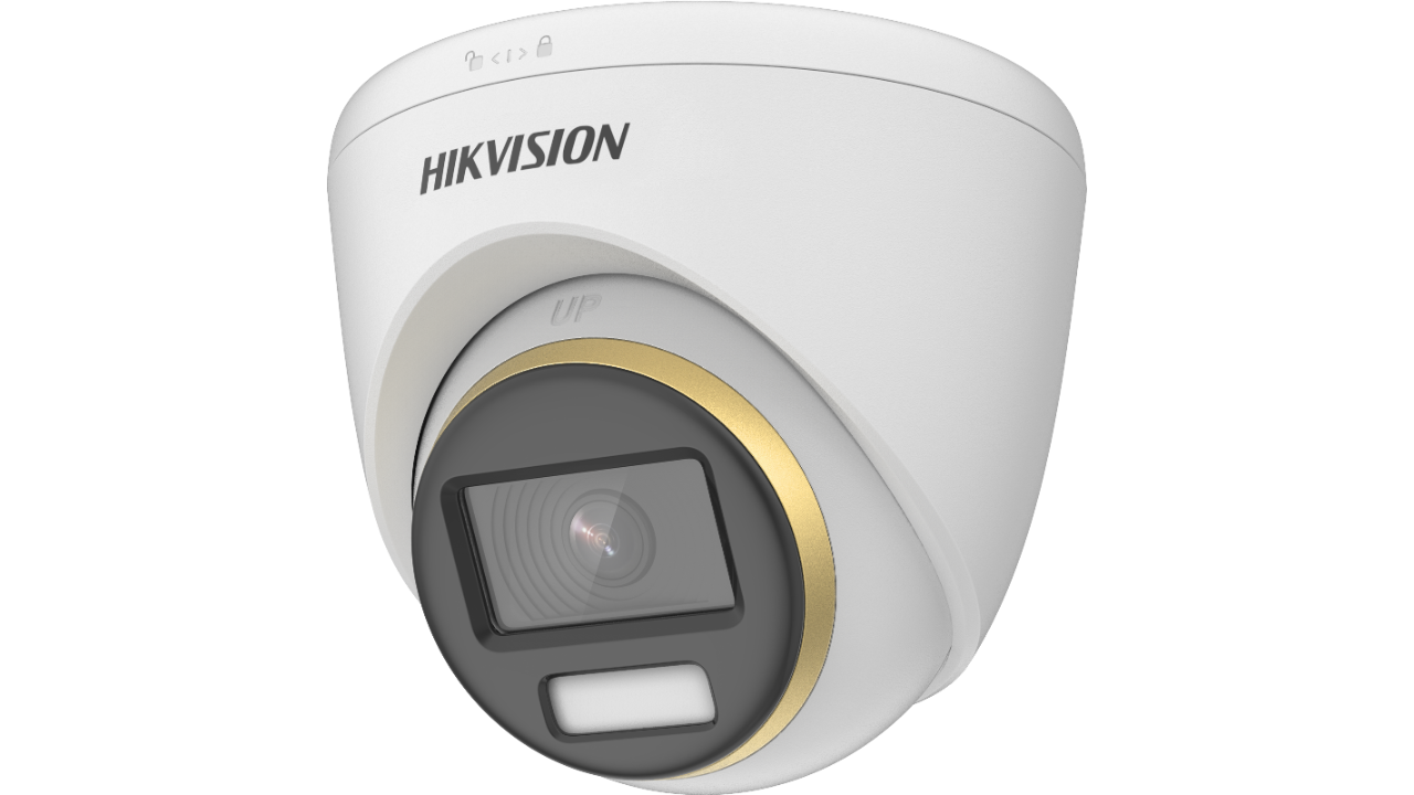 DS-2CE72UF3T 4K Ultra HD ColorVu PoC Coaxial Security Camera - Night Vision, Full Color Imaging for Home & Business Surveillance