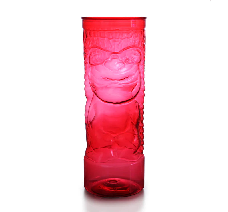 BarConic® 24 oz Tiki Cup with Lid & Straw - Insulated Stainless Steel Tropical Drinkware for Cocktails, Smoothies & Iced Coffee - Perfect for Beach Parties, Poolside Sipping & Summer BBQs