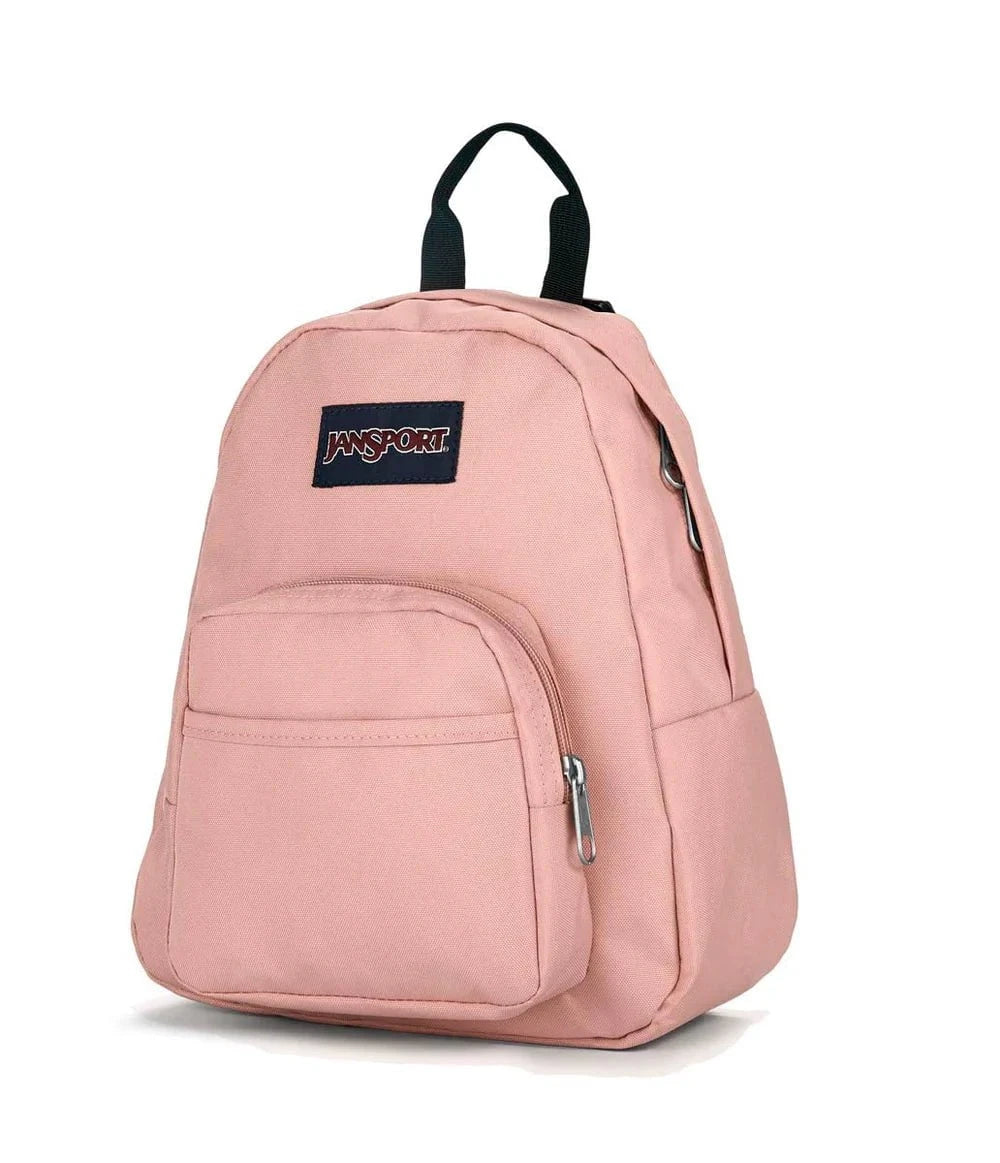 JanSport Half Pint Mini Backpack - Lightweight & Durable Small Backpack for Women & Teens - Perfect for School, Travel & Everyday Use - Misty Rose Color