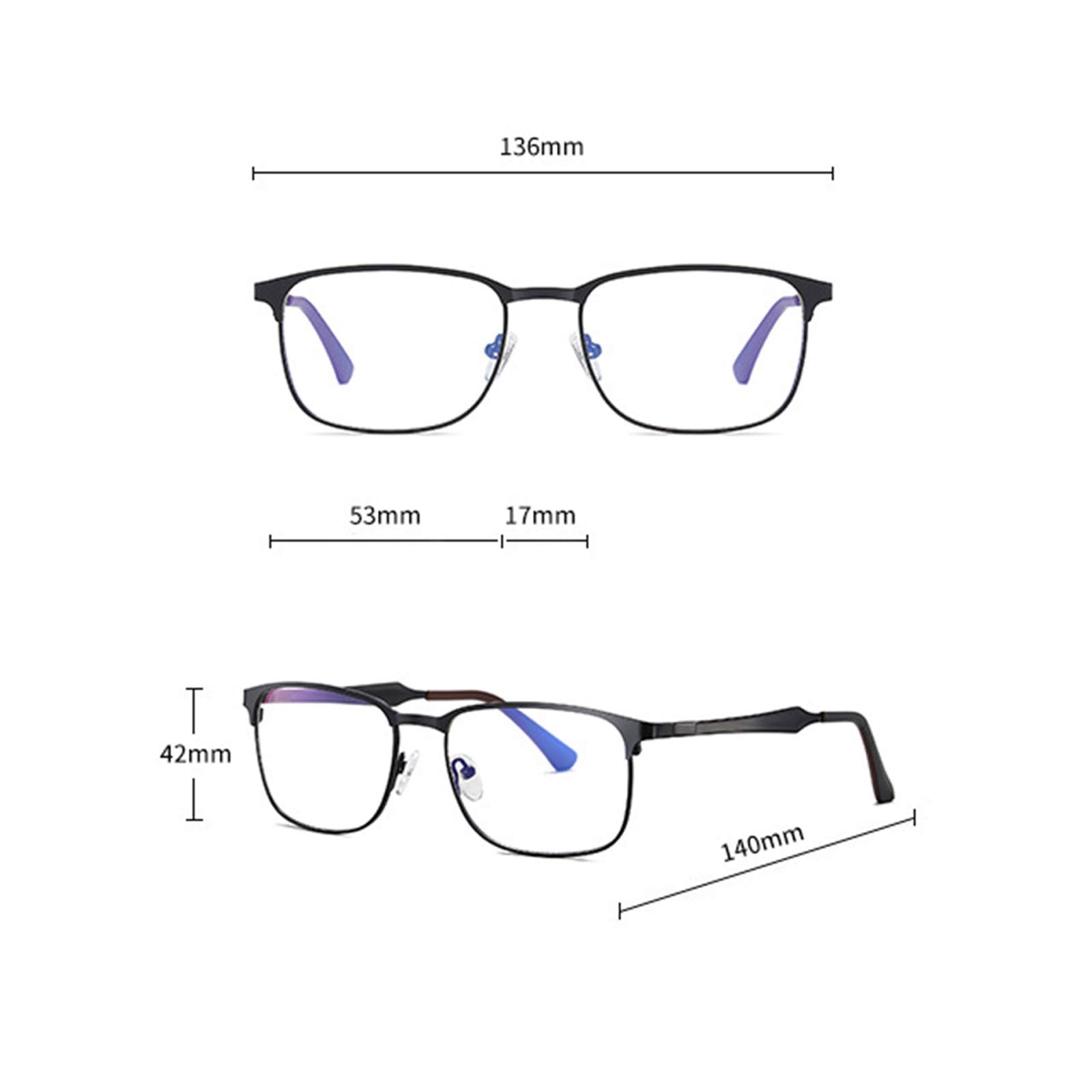 Premium Photochromic Reading Glasses for Men - COTIA Metal Frame Presbyopia Readers with Light-Adjusting Lenses | Ideal for Indoor/Outdoor Use, Reading, Driving & Computer Work