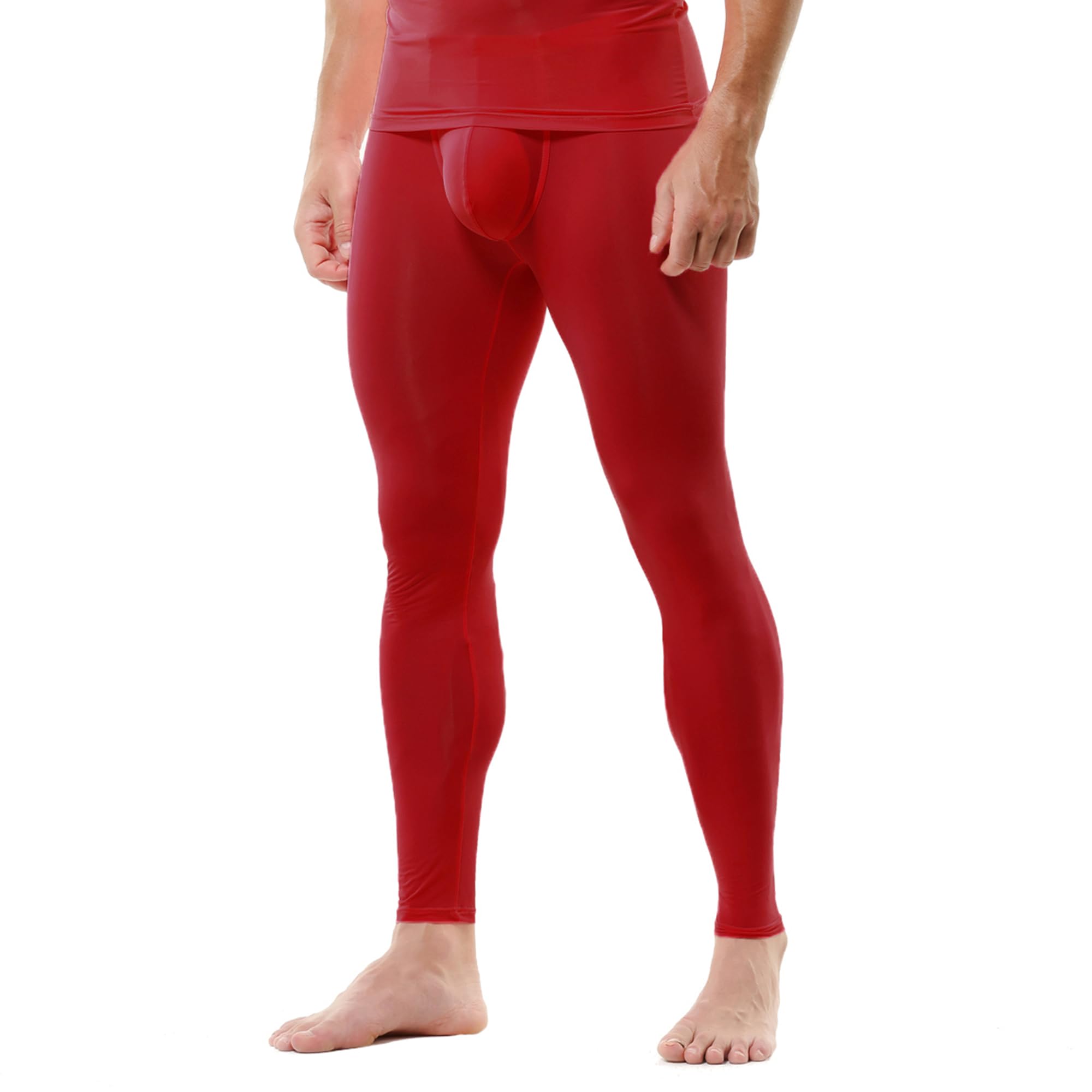 Men's Compression Long Pants - Skinny Sports Trousers for Workout, Fitness & Gym - Moisture-Wicking Leggings for Running, Yoga & Training