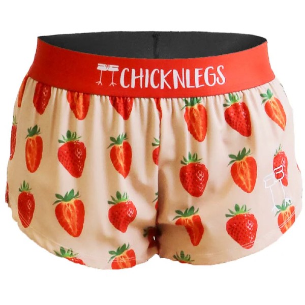 Chicken Legs 1.5 Split Running Shorts for Women - High Waist Athletic Shorts for Workouts, Yoga & Gym