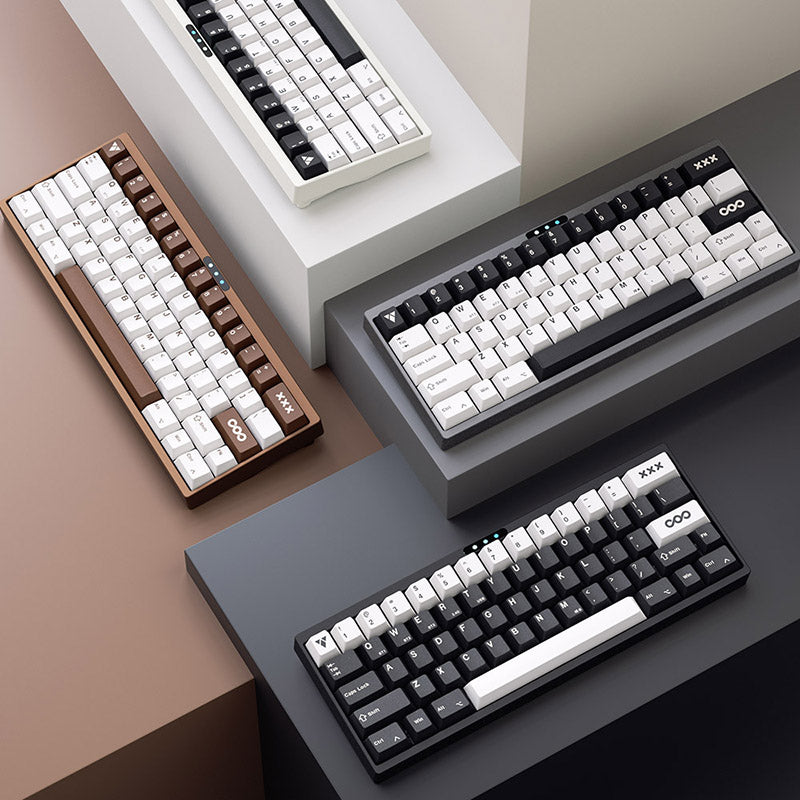 LUMINKEY60 Pro Tri-Mode Wireless Mechanical Keyboard - 60% Compact RGB Backlit Gaming Keyboard with Hot-Swappable Switches for PC, Mac, PS5 - Perfect for Typing, Gaming & Office Work