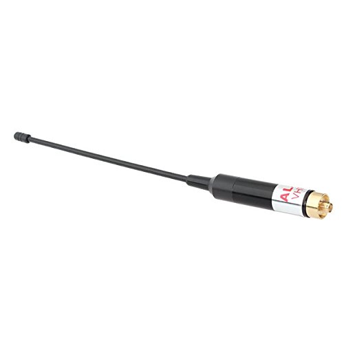 AL-800 10W Telescoping Dual Band Antenna for Walkie Talkie - Long Range Communication for Outdoor, Hiking, Camping & Emergency Use