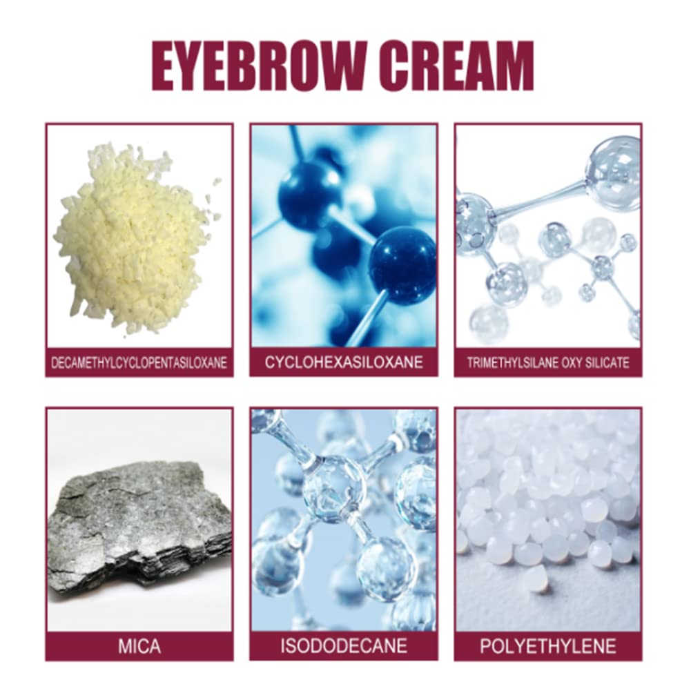 4D Eyebrow Stamp Brush Set - Ultra-Thin Angled for Realistic Brows (Light Brown) - Perfect for Daily Makeup & Salon Use