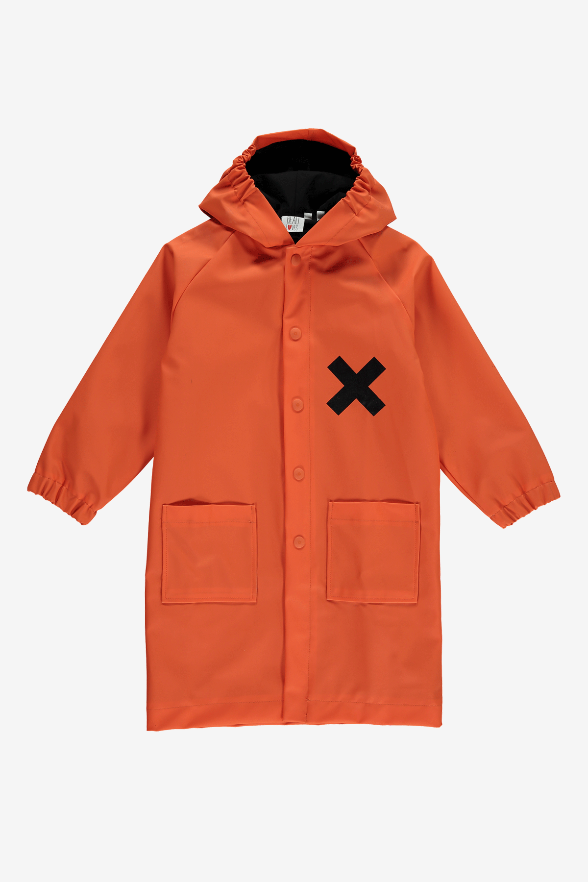 Beau Loves Orange Waterproof Kids Raincoat for Boys & Girls - Size 2/3 - Lightweight & Comfortable for Outdoor Play, School & Rainy Day Adventures