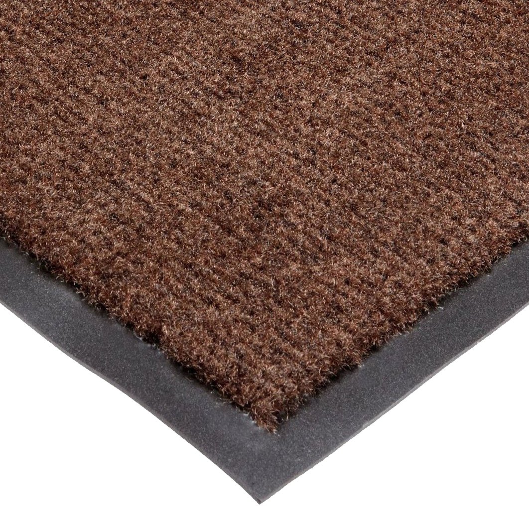 NoTrax T37 Fiber Atlantic Olefin Entrance Carpet Mat - Heavy Duty Waterproof Floor Mat for Wet & Dry Areas, 4' x 10' x 3/8