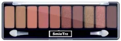 SMIETRZ 10-in-1 Eyeshadow Palette - Pink Blossom Multicolor Makeup Set (12g) | Long-Lasting Pigmented Shades for Day & Night Looks, Party & Wedding Makeup