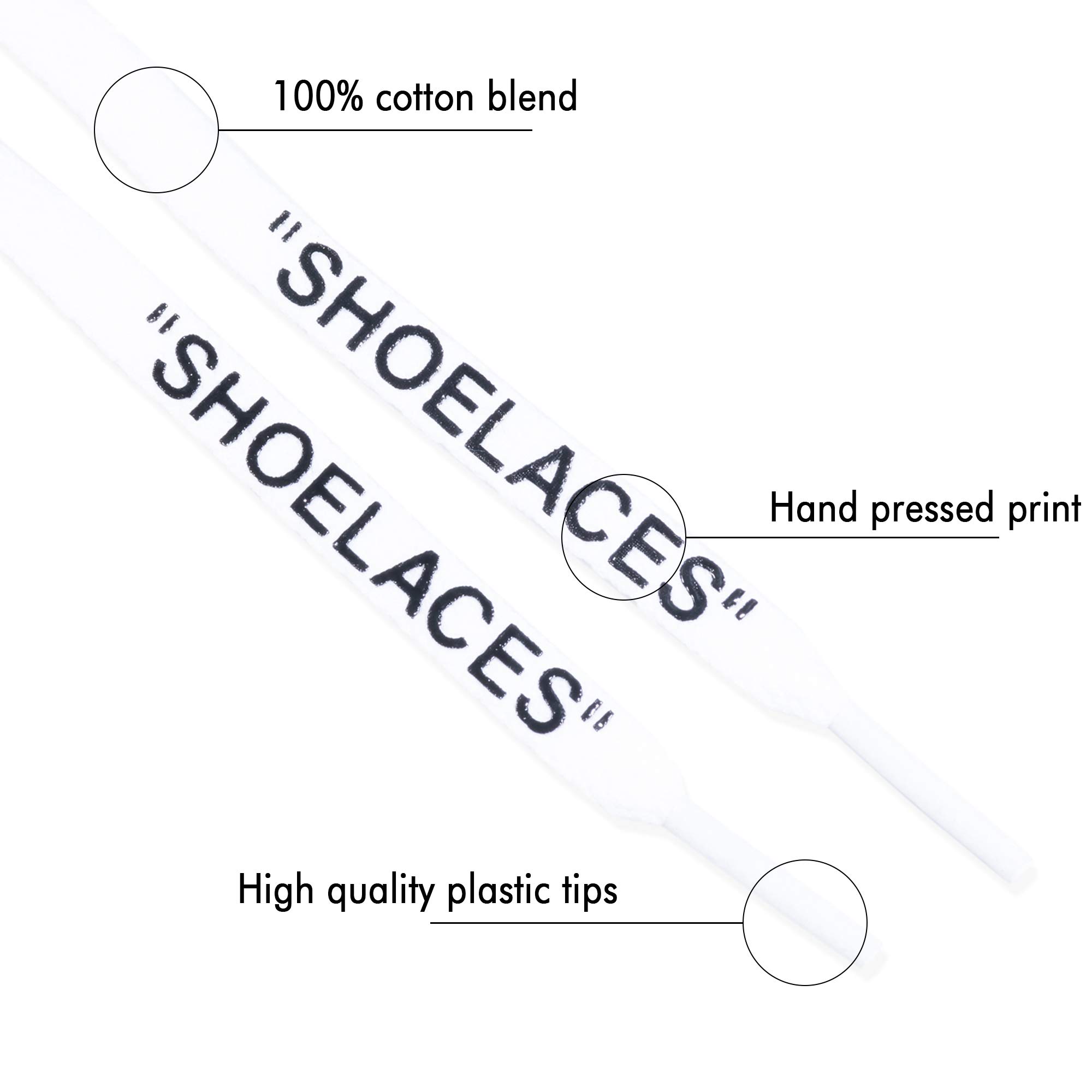 LitLaces - Flat Printed Replacement Shoelaces for Sneakers | Durable & Stylish Laces for Running, Casual & Athletic Shoes | Perfect for Gym, Workouts & Everyday Wear