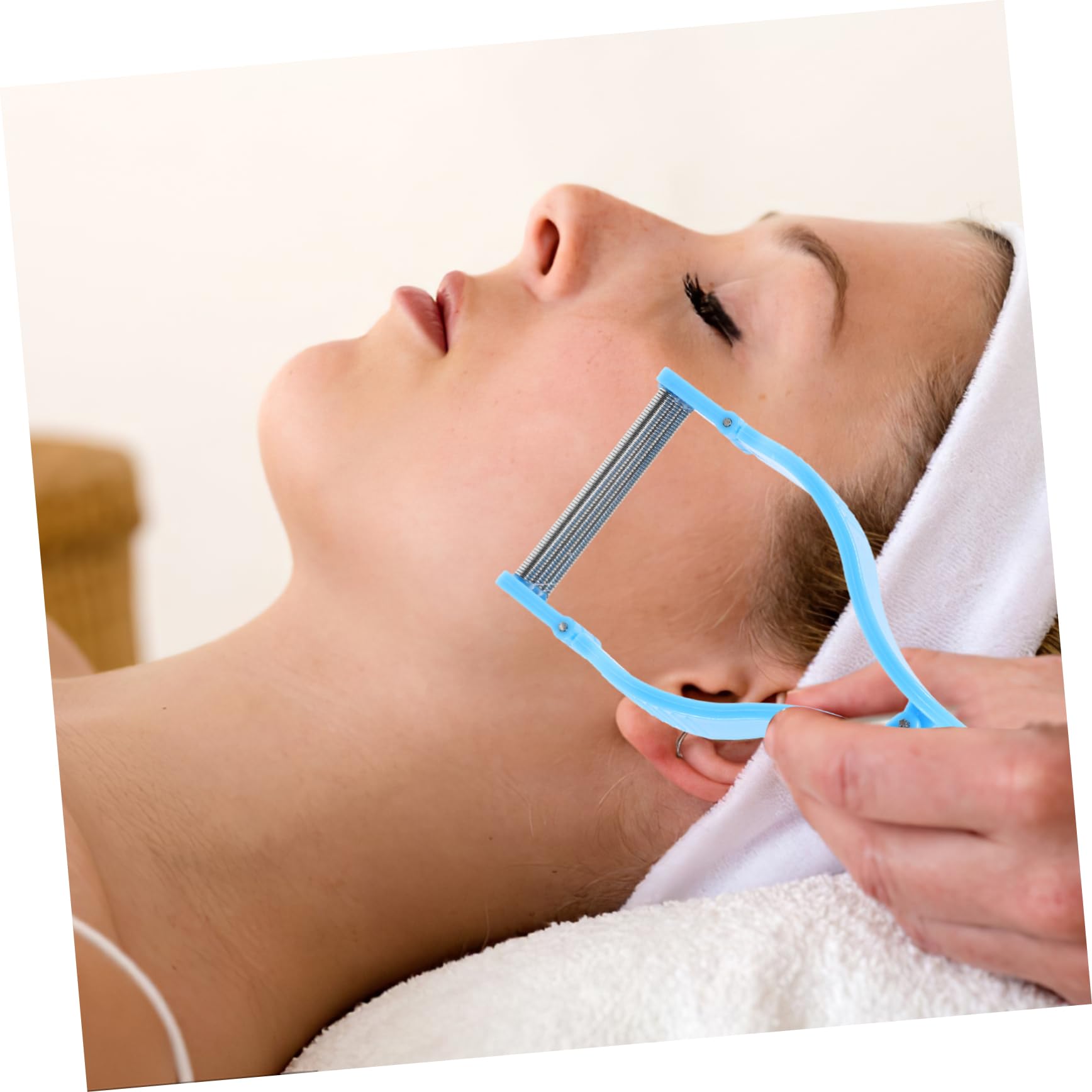 Spring Roller Hair Remover for Women - Facial Epilator Tool for Chin & Cheek Hair Removal | Painless & Effective | Perfect for Home Spa & Travel Beauty Care