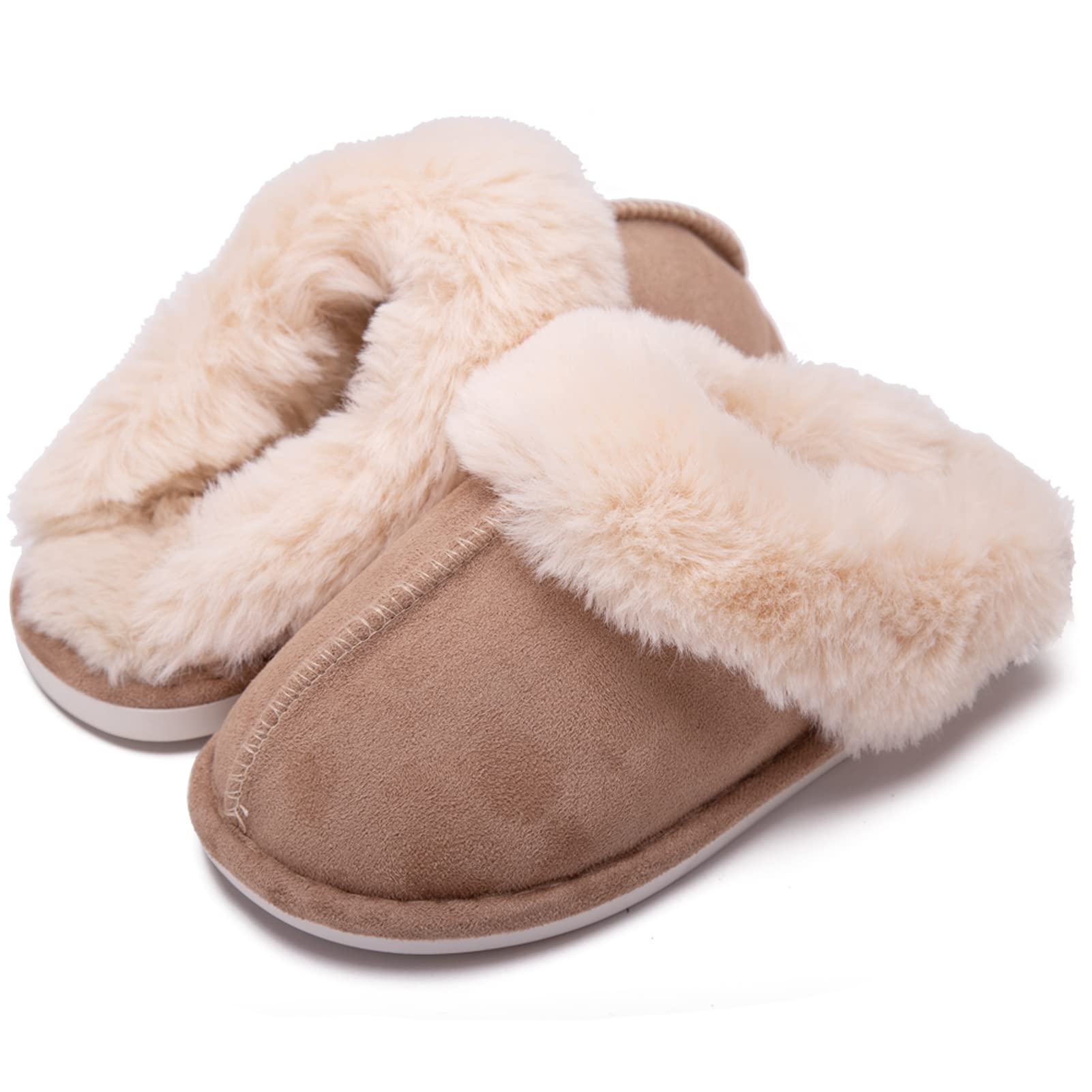 Unisex Soft Plush House Slippers - Warm & Cozy Indoor/Outdoor Winter Slippers for Men & Women | Perfect for Bedroom, Lounge & Cold Weather Comfort