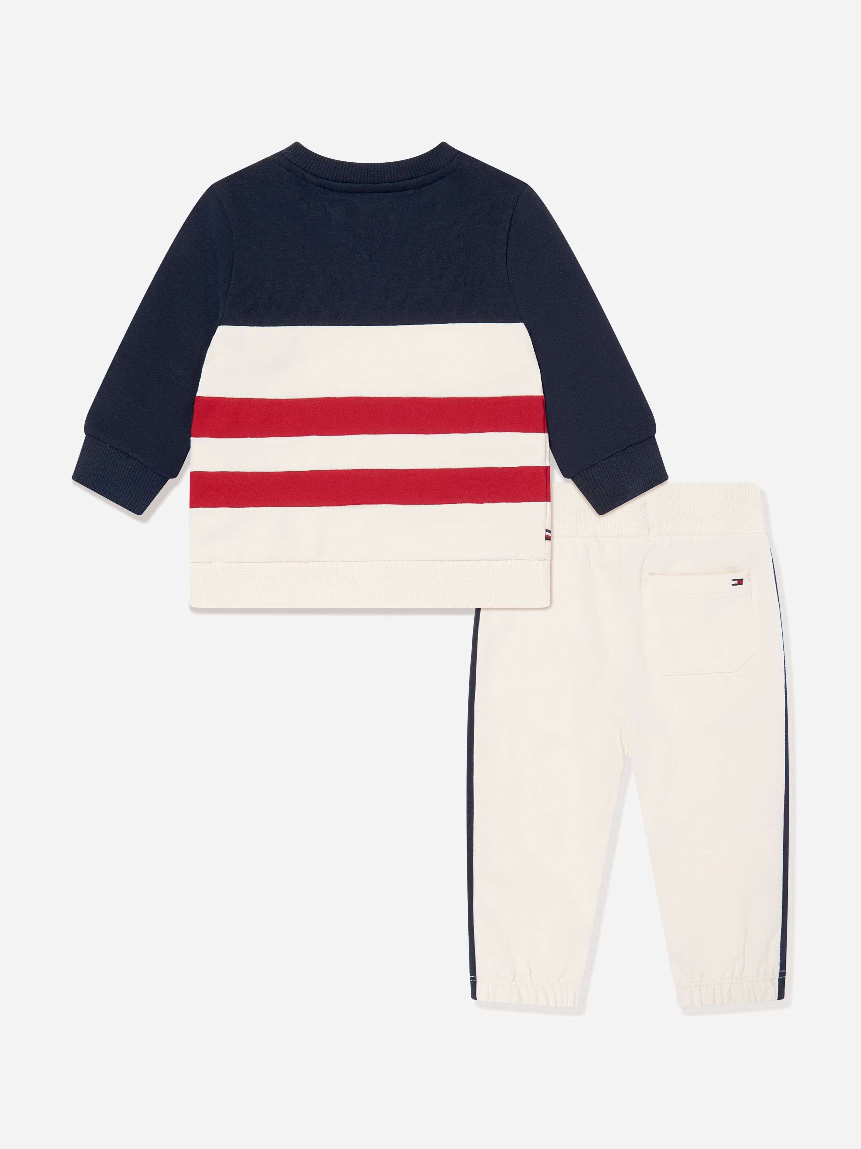 Baby Boys Colorblock Tracksuit - Multicolor Cotton Jogger Set for Toddlers | Playtime, Daycare & Outdoor Activities