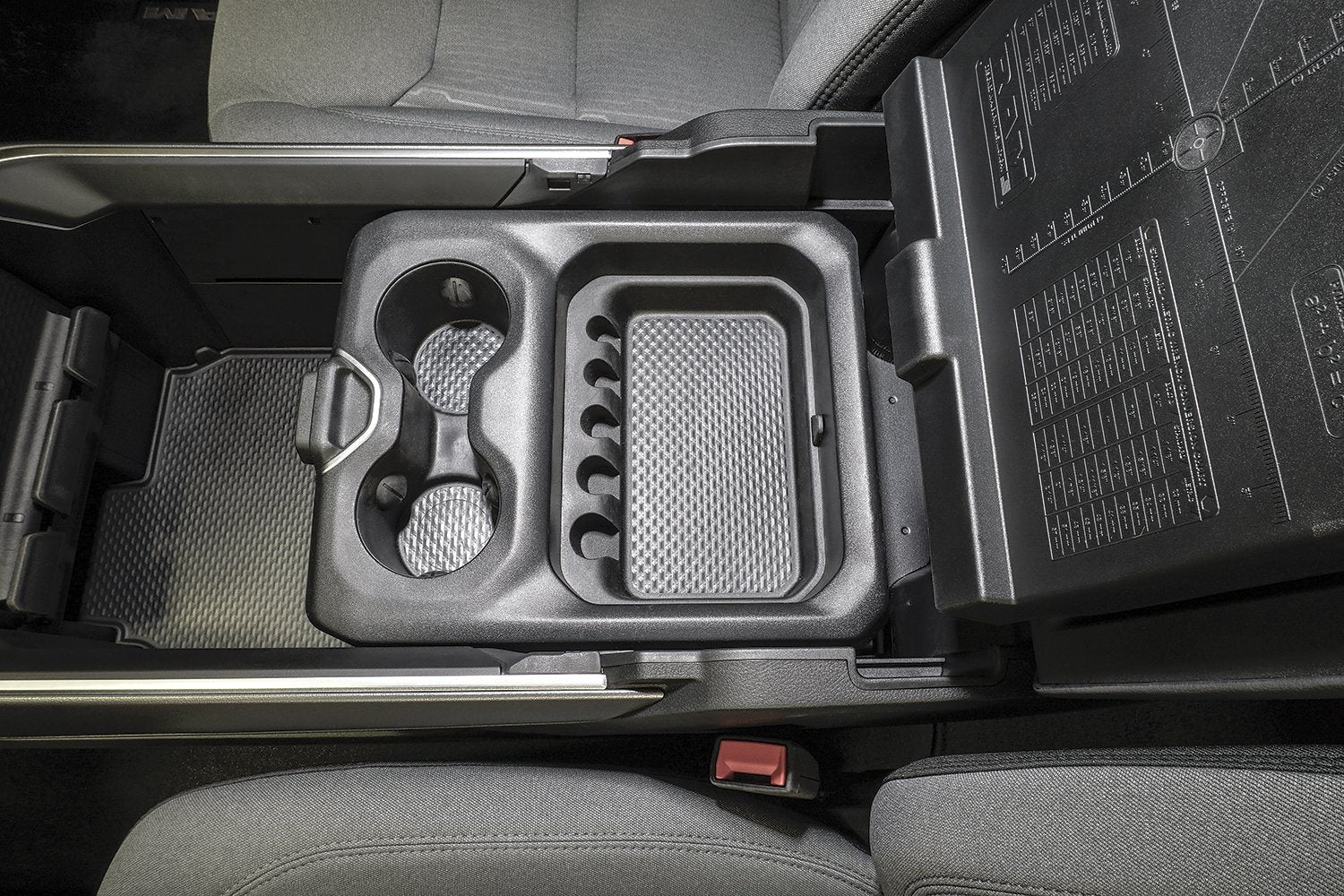 2019-2022 Dodge Ram 1500 Security Console Insert Organizer - Anti-Slip Center Console Tray for Phone, Keys & Small Items | Perfect for Road Trips & Daily Commuting