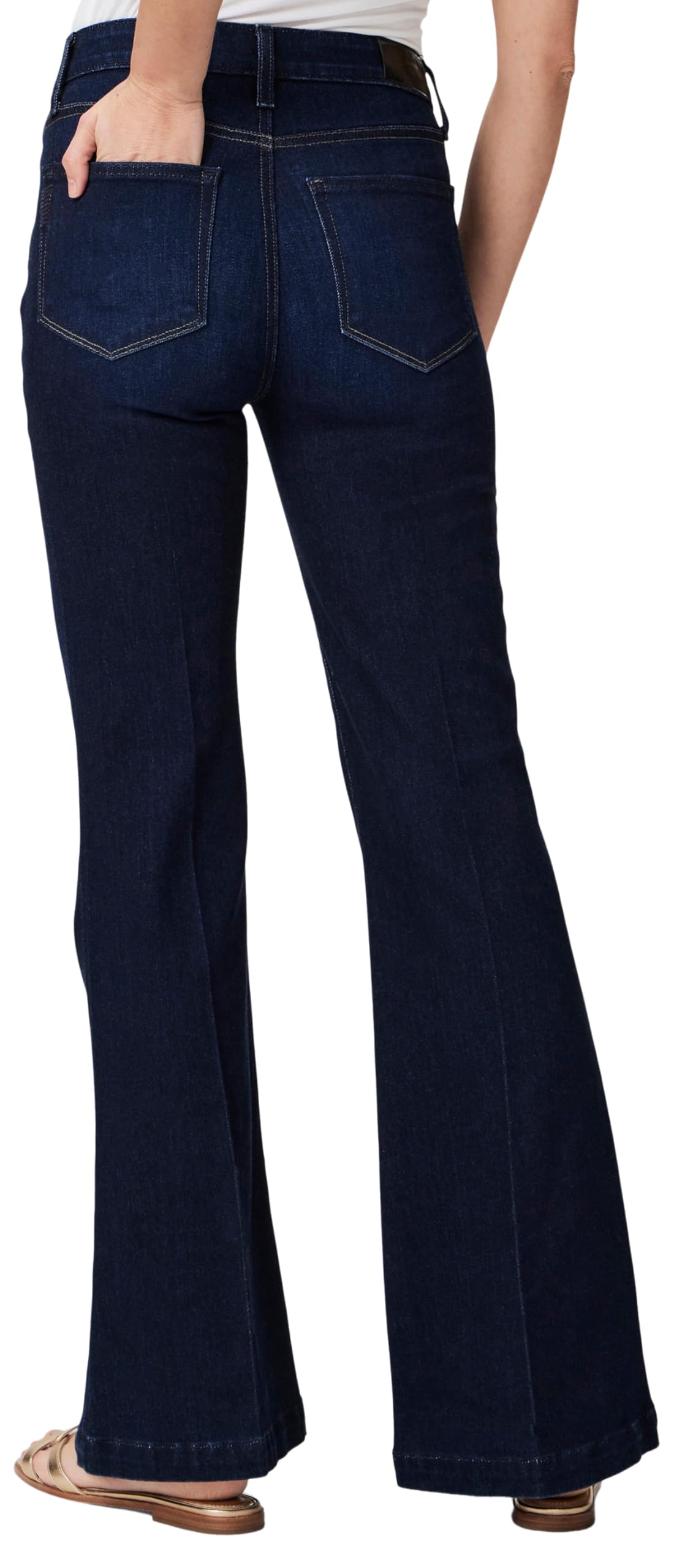 PAIGE Women's Genevieve Fog Luxe Coating Jeans - High Waist Skinny Denim Pants for Casual & Night Out | Perfect for Date Night, Office Wear & Weekend Styling