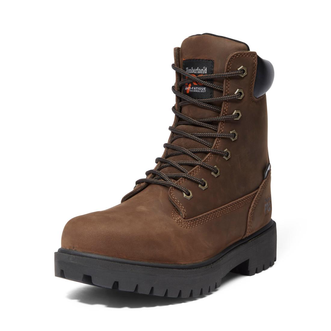 Waterproof Composite Toe Work Boots with Metatarsal Guard - Black - Durable Safety Footwear for Construction, Industrial & Outdoor Work