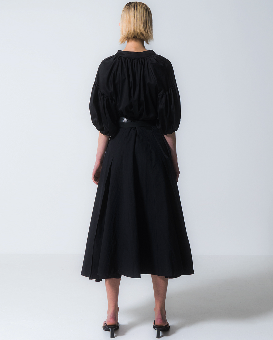 Emin & Paul Black Volume Sleeve Blouse for Women | Elegant Puff Sleeve Tops | Office Wear & Party Outfit | Perfect for Work, Date Night & Special Occasions