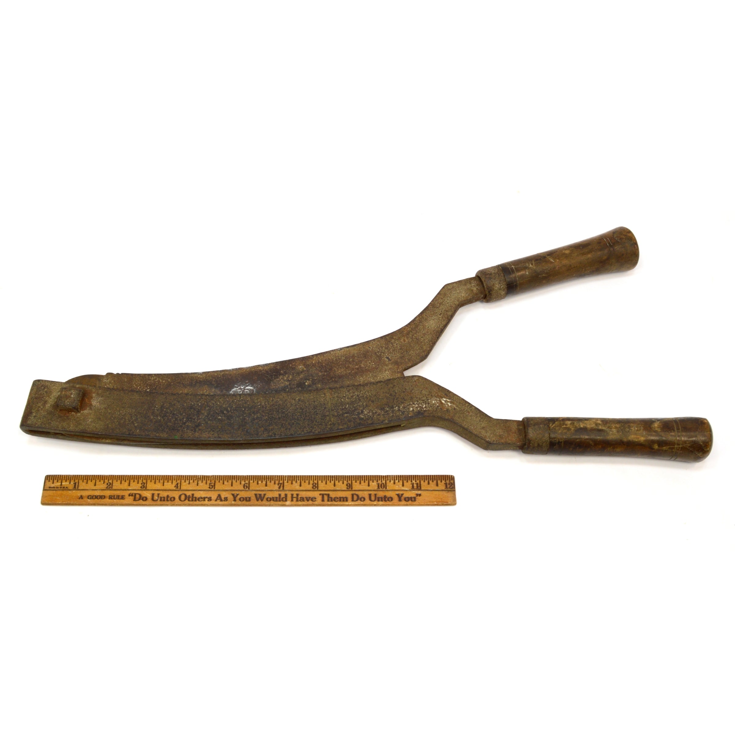 Vintage Tobacco Cutter & Flower Trimmer - Antique Broom Clipper Shears for Cutting and Chopping | Perfect for Herbal Preparation, Gardening, and Crafting