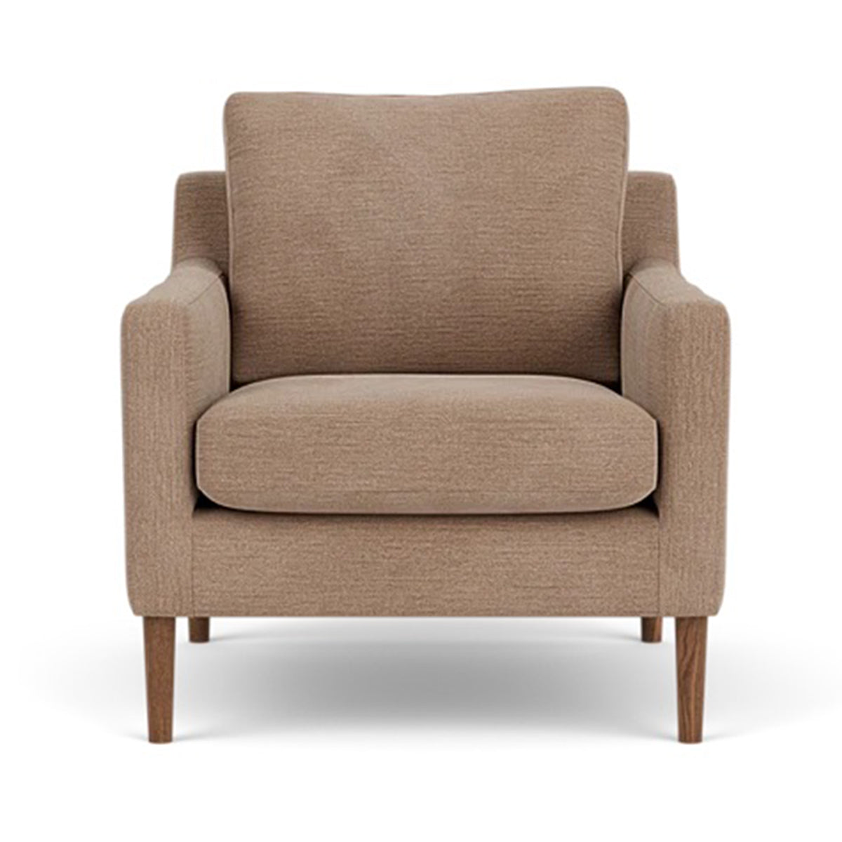 Astha Fabric Armchair - Modern Upholstered Accent Chair for Living Room, Bedroom & Office - Comfortable Lounge Chair with Soft Fabric & Sturdy Frame