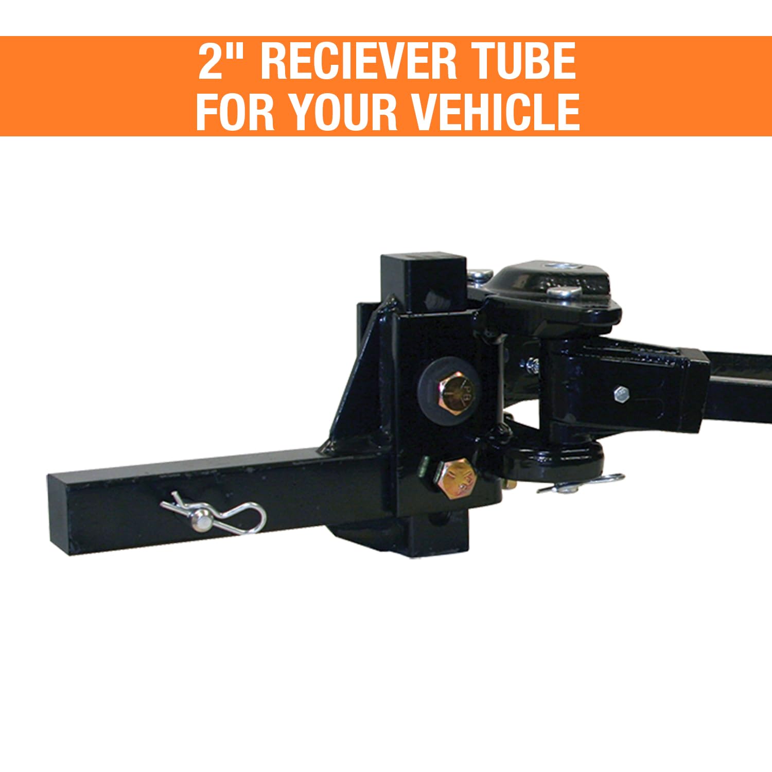 Buyers Products 5421012 Weight Distribution Hitch - 12,000 lb MGTW, 2-Inch Shank, Corrosion Resistant Carbon Steel for RVs, Boat Trailers, Campers & Toy Haulers | Enhanced Coupler Clearance | Perfect for Towing & Hauling Heavy Loads Safely