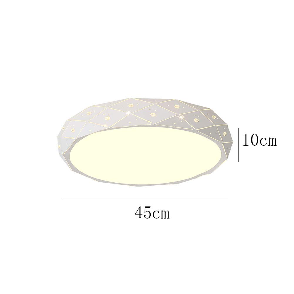 Modern LED Ceiling Lamp for Bedroom & Living Room - Warm White Light, Creative Iron Design, Romantic Ambience Lighting | Perfect for Home Decor, Relaxation & Cozy Atmosphere