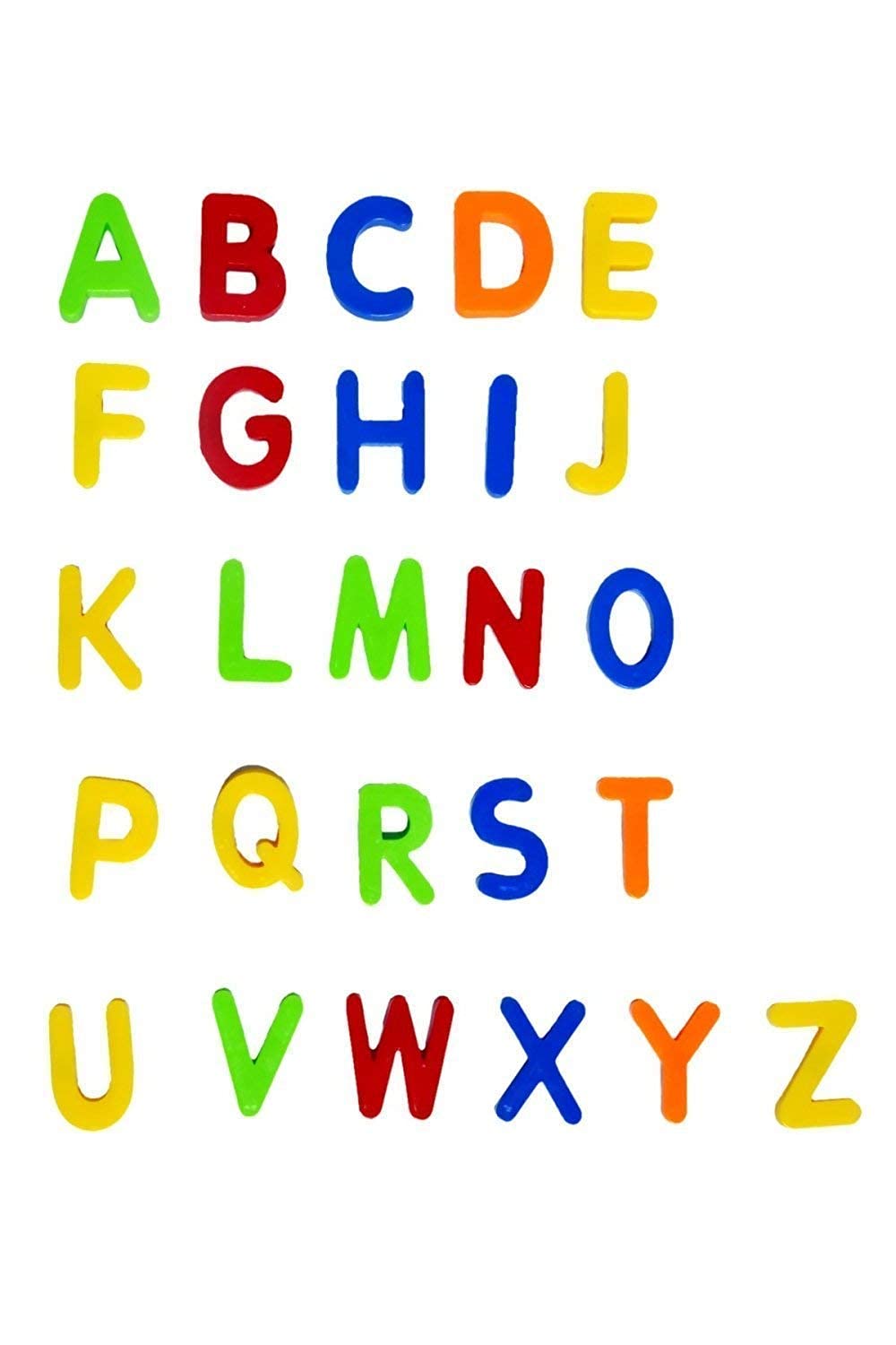 SHRI SAI TRADERS Alphabet Plastic Magnets for Kids - 26-Piece Educational Toy Set for Refrigerator, Whiteboard & Learning Activities