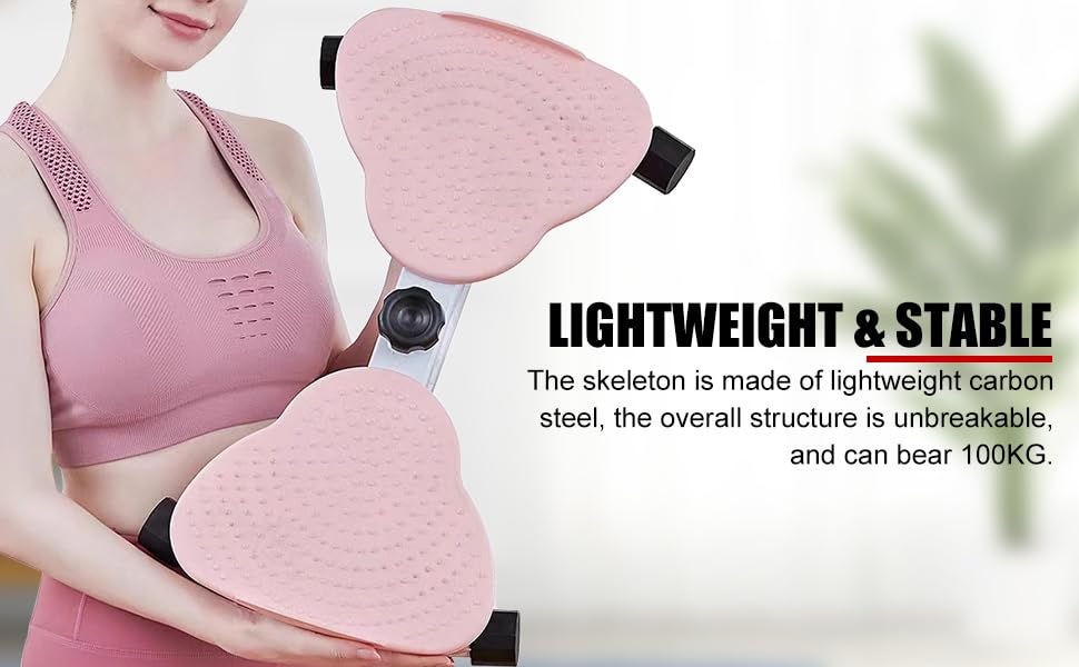 Waist Twisting Fitness Board - Adjustable Waist Trainer for Core Workout & Weight Loss - Standing Abdominal Exercise Equipment with Foot Massage - Perfect for Home Gym & Office Workout