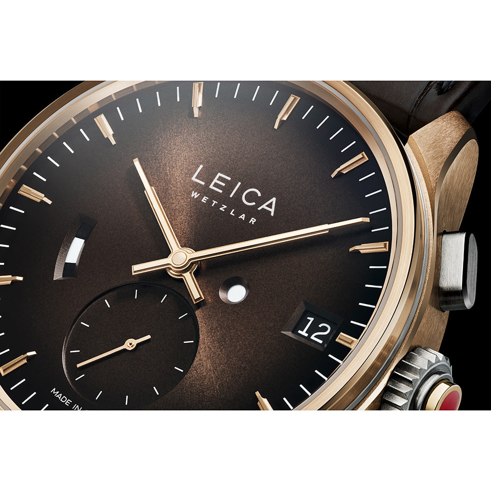 Leica ZM 1 Gold Limited Edition Watch - Luxury Swiss Automatic Movement for Men - Perfect for Business Meetings & Formal Events