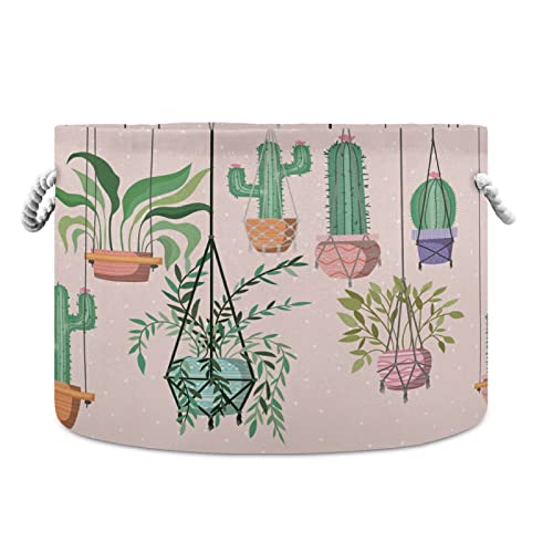 Organic Cotton Rope Storage Basket - Baby Laundry Hamper, Kids Toy Organizer, Blanket & Glove Storage Bin | Perfect for Nursery, Playroom & Bathroom Organization