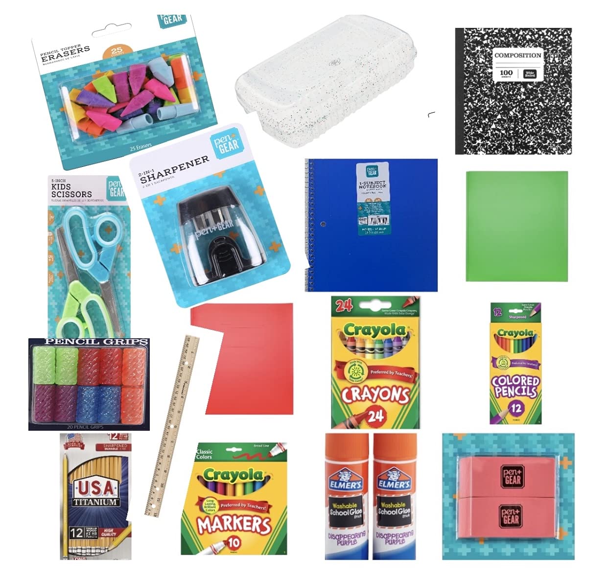 Back to School Supplies Kit for 1st-5th Grade - Essential School Supplies for Elementary Students | Perfect for First Day of School, Classroom Organization & Homework
