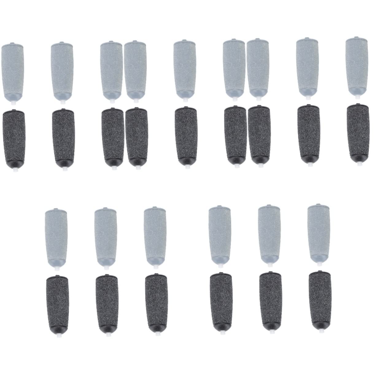 FOMIYES 30 Pcs Replacement Foot Grinder Heads - Extra Coarse Electric Nail File Rollers for Pedicure & Manicure - Professional Nail Grinding Accessories for Salons & Home Use