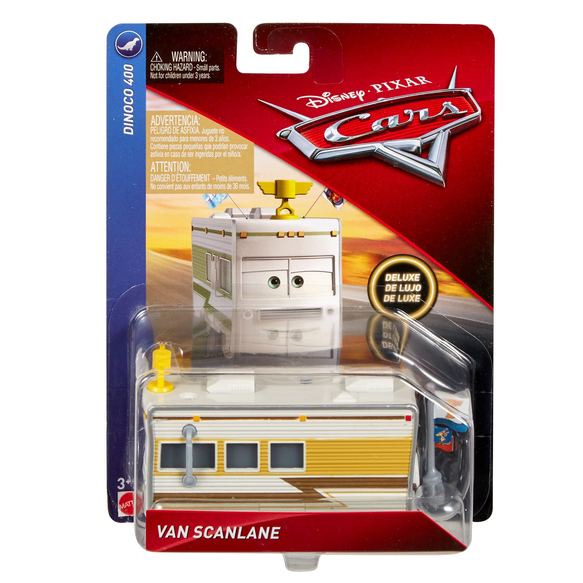 Disney Cars Deluxe Van Scanlane Toy - Lightning McQueen & Friends Die-Cast Vehicle for Kids - Perfect for Playtime, Collecting & Disney Themed Parties