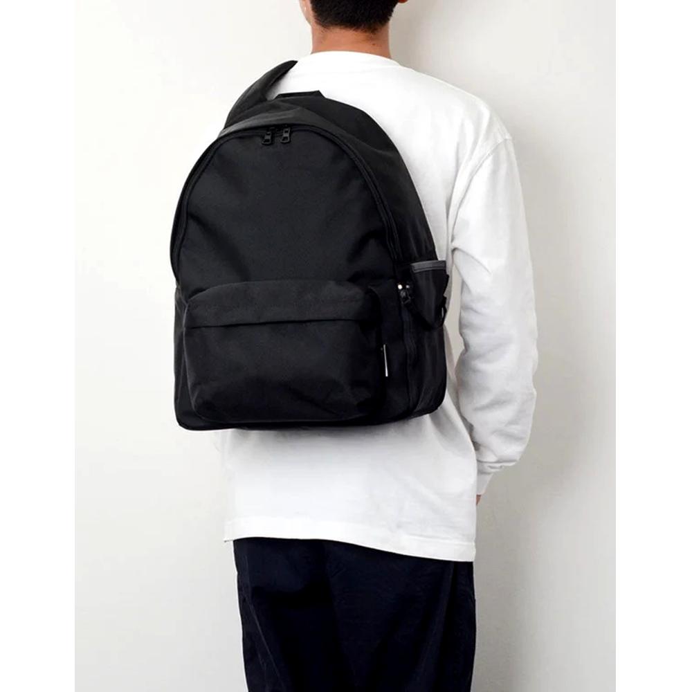 MASTER PIECE x TASF Black Backpack - Stylish Durable School & Travel Backpack for Men & Women - Perfect for College, Hiking, Commuting & Daily Use