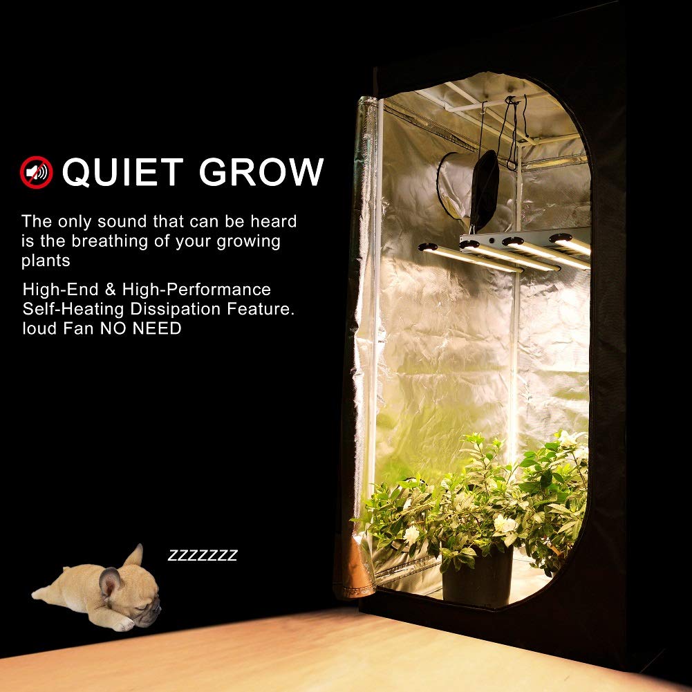 360W Full Spectrum LED Grow Light with 6 Strips (1500W Equivalent) - Advanced Plant Light for Indoor Plants, Greenhouse, Hydroponic Vegetables & Flower Growth | Perfect for Home Gardening, Vertical Farming & Commercial Cultivation