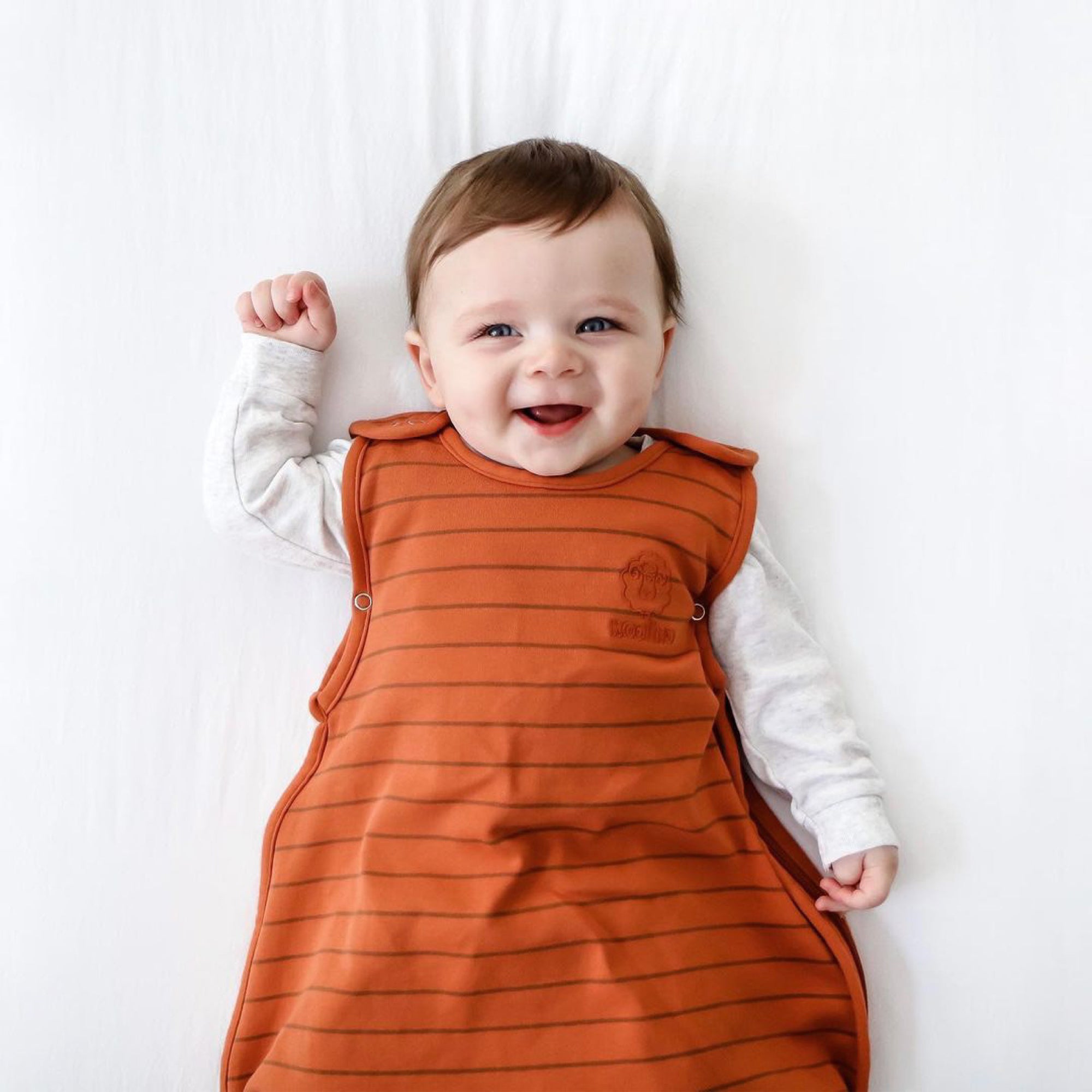 4 Season Ultimate Toddler Sleep Bag - Merino Wool & Organic Cotton for Babies 2-4 Years - Terracotta Color - Perfect for Nursery, Daycare & Travel