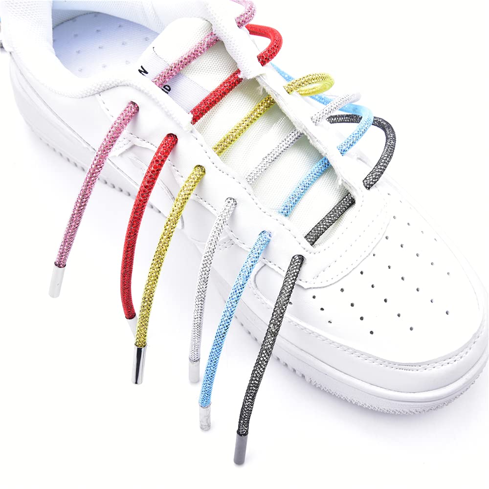 140cm Sparkling Rhinestone Shoelaces for Hoodies & Pants - Round Diamond Tube DIY Drawstring Accessories for Stylish Outfits | Perfect for Casual Wear, DIY Fashion & Garment Upgrades