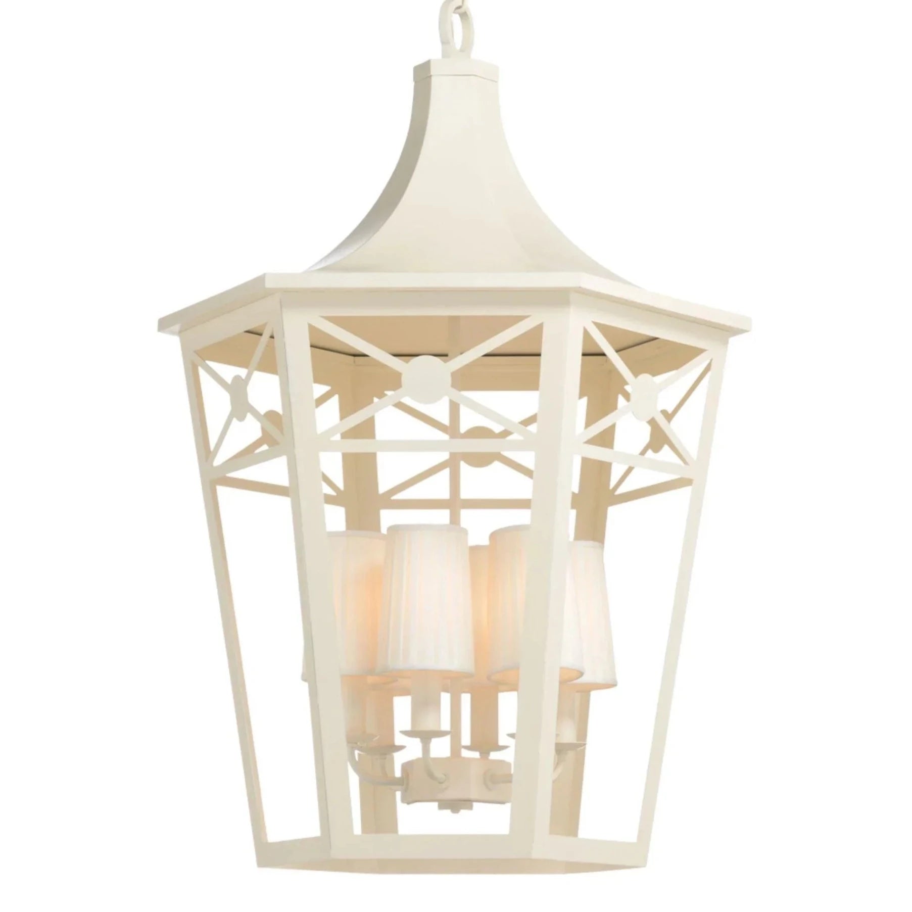 6-Light European Church Style Outdoor Wall Lantern - Elegant Wrought Iron Lattice Design for Porch, Garden, and Patio Lighting
