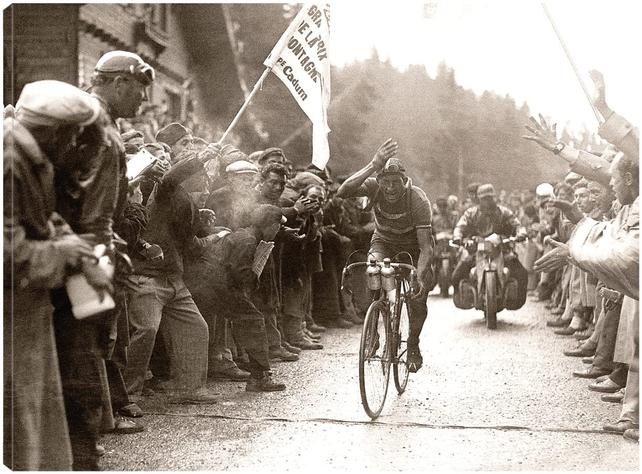 Bartali Wins Fine Art Canvas Wall Decor by Artist Presse 'E Sports - 43