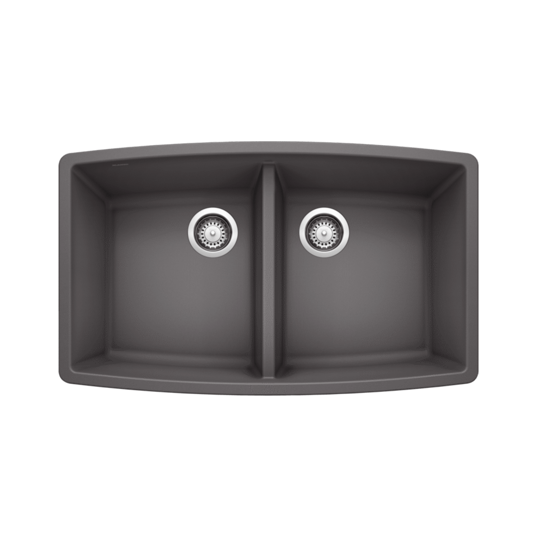 Blanco Performa Equal Double Bowl Kitchen Sink - Durable SILGRANIT Composite Material for Modern Kitchens | Perfect for Meal Prep, Dishwashing & Entertaining