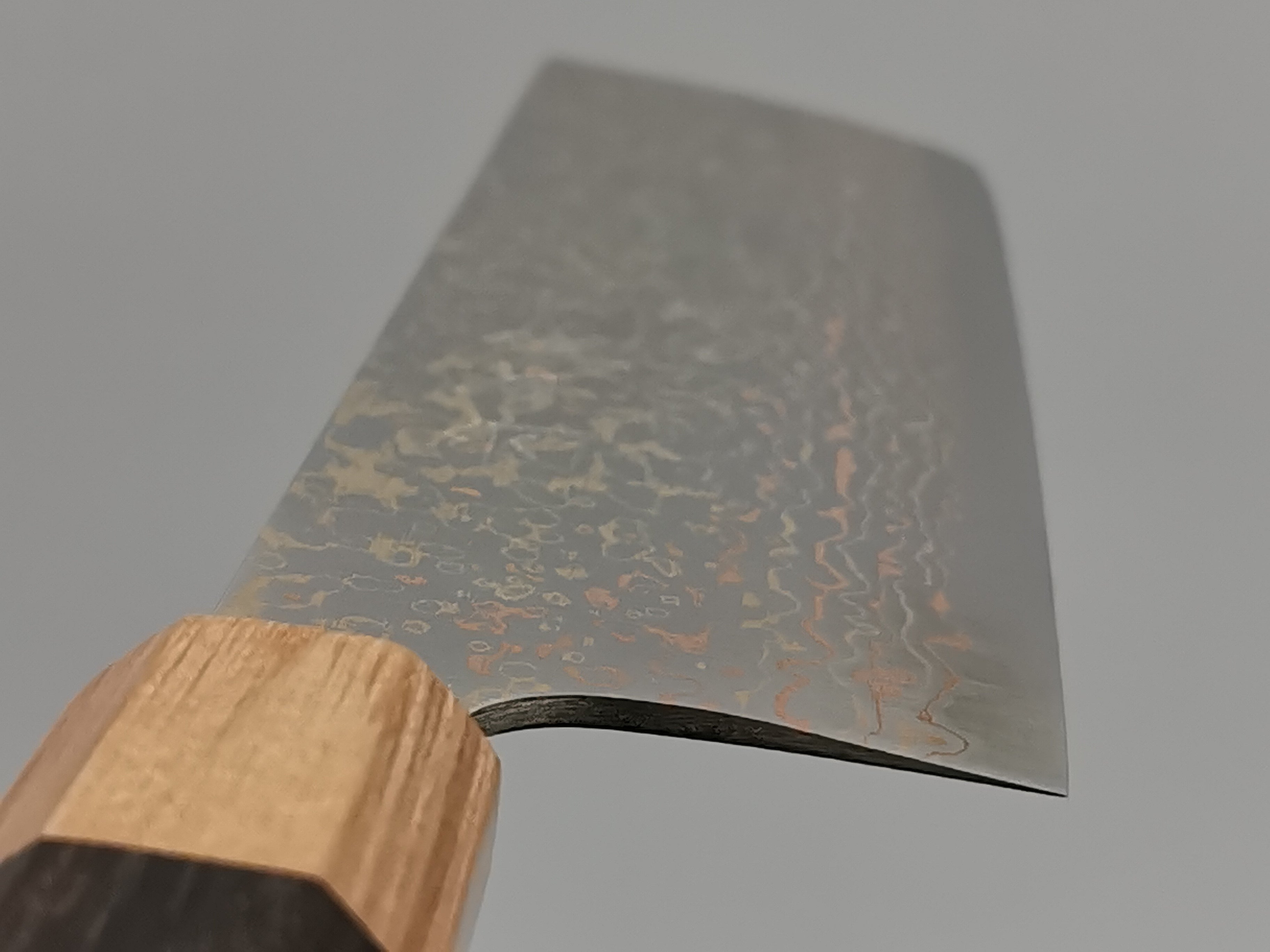 Takeshi Saji VG10 Rainbow Damascus Nakiri Knife - Japanese Chef Knife for Professional Cooking, Vegetable Chopping & Sushi Preparation - Perfect Kitchen Gift for Chefs & Home Cooks