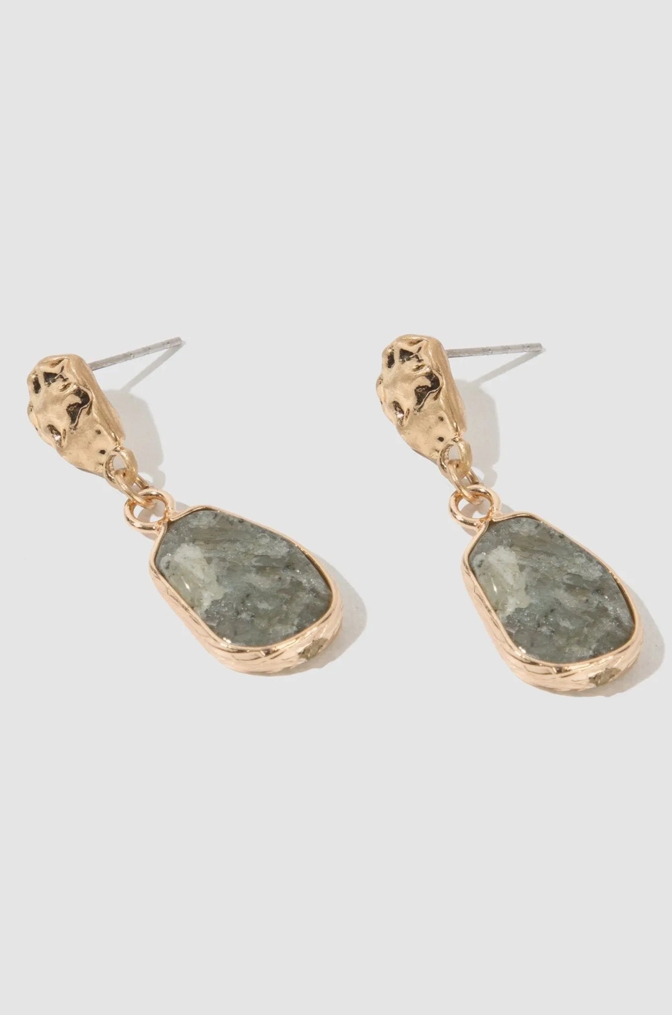 14K Gold Gemstone Drop Earrings for Women - Elegant Dangle Earrings for Party, Wedding & Evening Wear