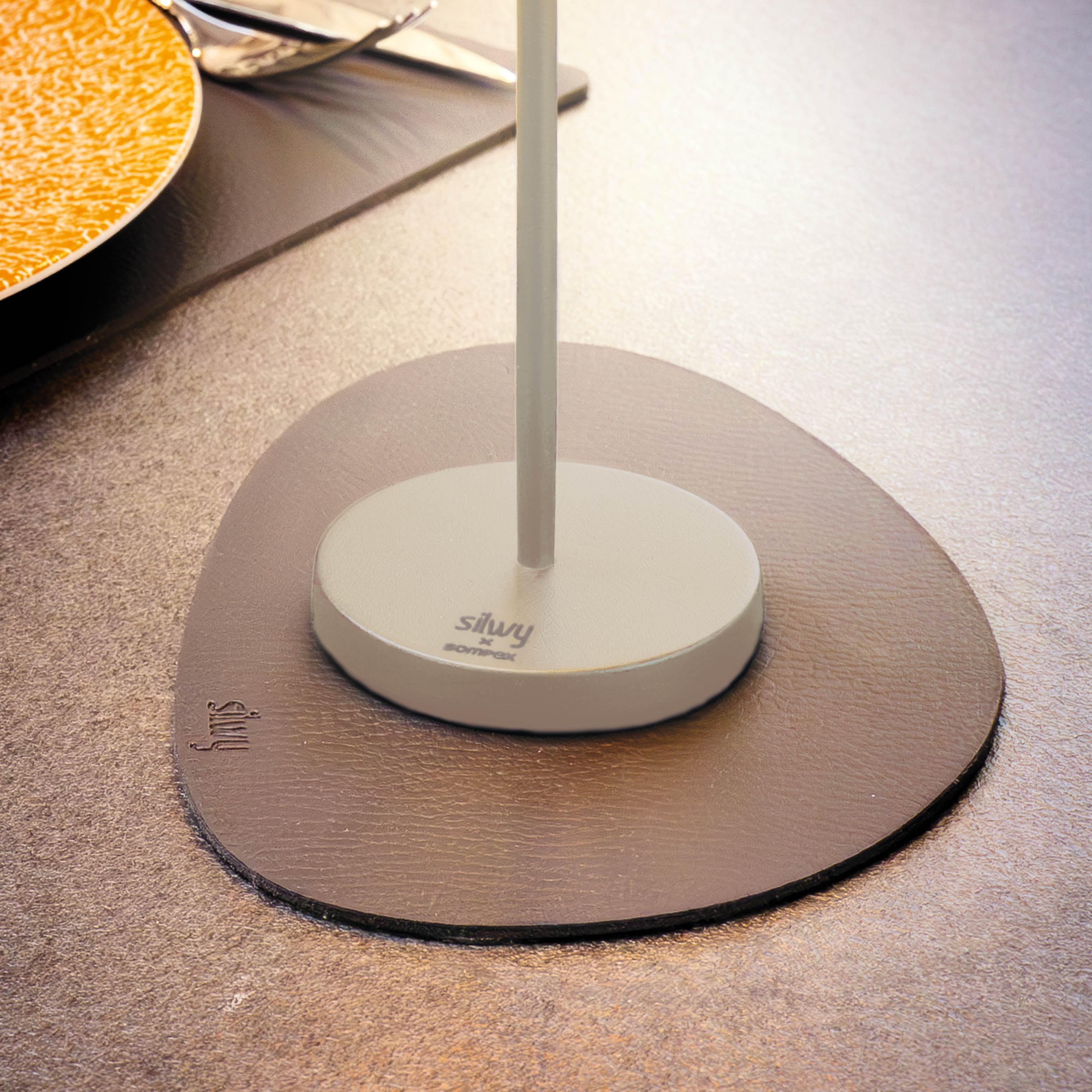 Portofino Sand Magnetic Light with Placemat and Pad - Perfect for Home Decor, Kitchen, and Dining Room Ambiance