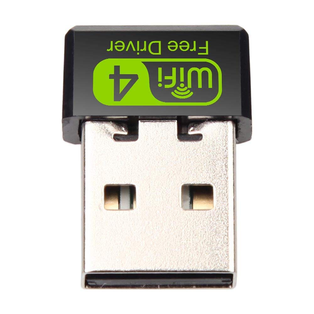 PARMI USB WiFi Adapter 150Mbps - 2.4GHz Wireless Network Adapter for Laptop, Desktop, PC - Mini WiFi Dongle with High-Speed Internet Connection - Compatible with Windows 10/8/8.1 - Perfect for Home Office, Online Gaming & Streaming