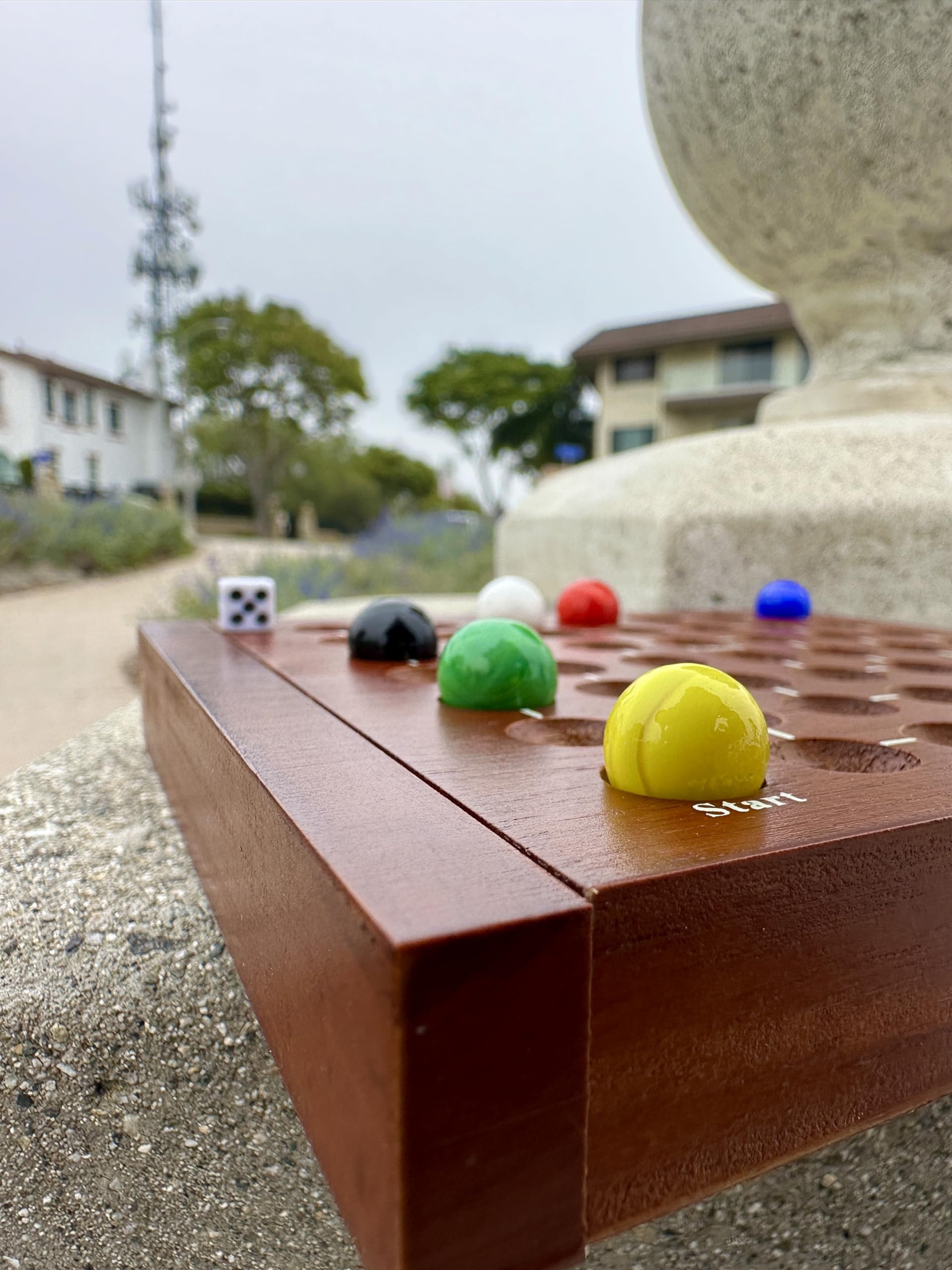 WE Games 木制猫鼠游戏 - 便携旅行版 5英寸 - 家庭聚会、儿童益智、户外露营娱乐必备