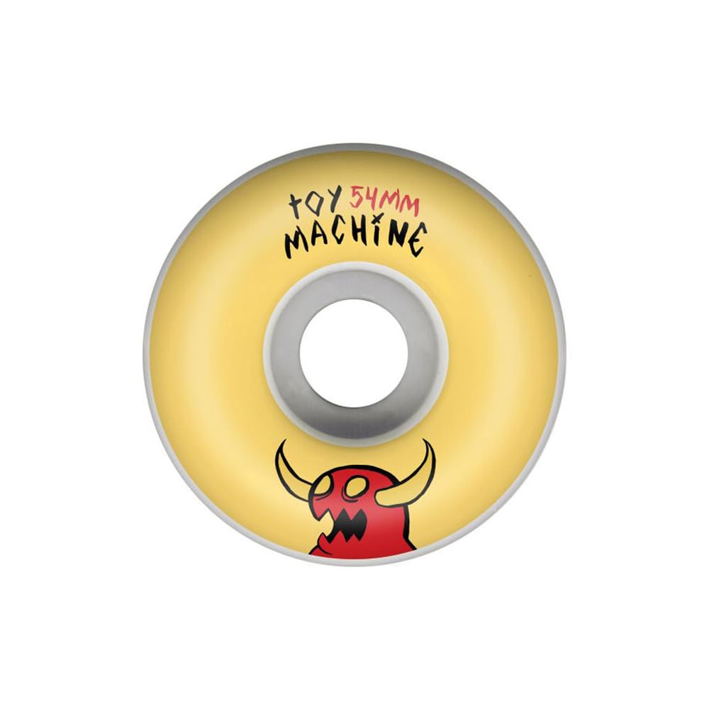 Toy Machine Sketchy Monster Skateboard Wheels - High Performance 54mm 99a Wheels for Street & Park Skating - Durable Urethane Wheels for Tricks & Cruising