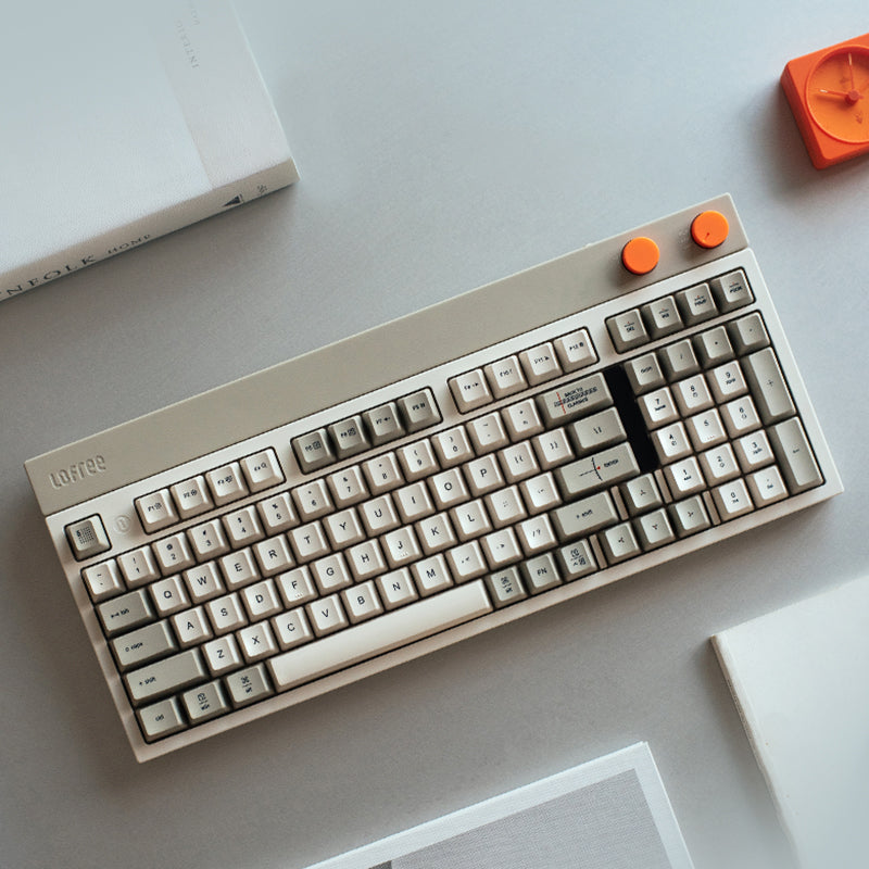 Lofree Block 98 Wireless Mechanical Keyboard - Bluetooth/USB-C RGB Backlit, 98-Key Compact Design for Mac/Windows - Perfect for Gaming, Office & Typing Enthusiasts