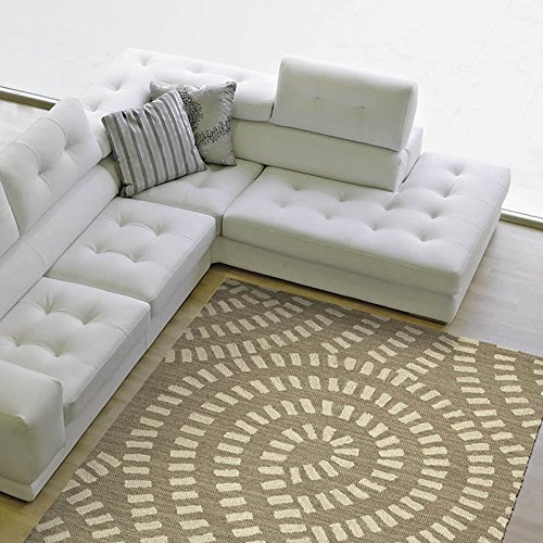Kaleen Traffic-03 Nutmeg Area Rug - Soft Non-Slip Living Room Rug for Home Decor, Bedroom, Office | Durable & Stylish Floor Covering