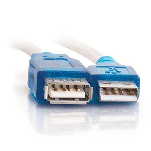 C2G Legrand USB A Male to A Female High-Speed Extension Cable 5M (16ft) - Beige USB 2.0 Data Transfer Cable for PC, Laptop, Printer & Home Office Use - 1 Pack (Model C2G 39978)
